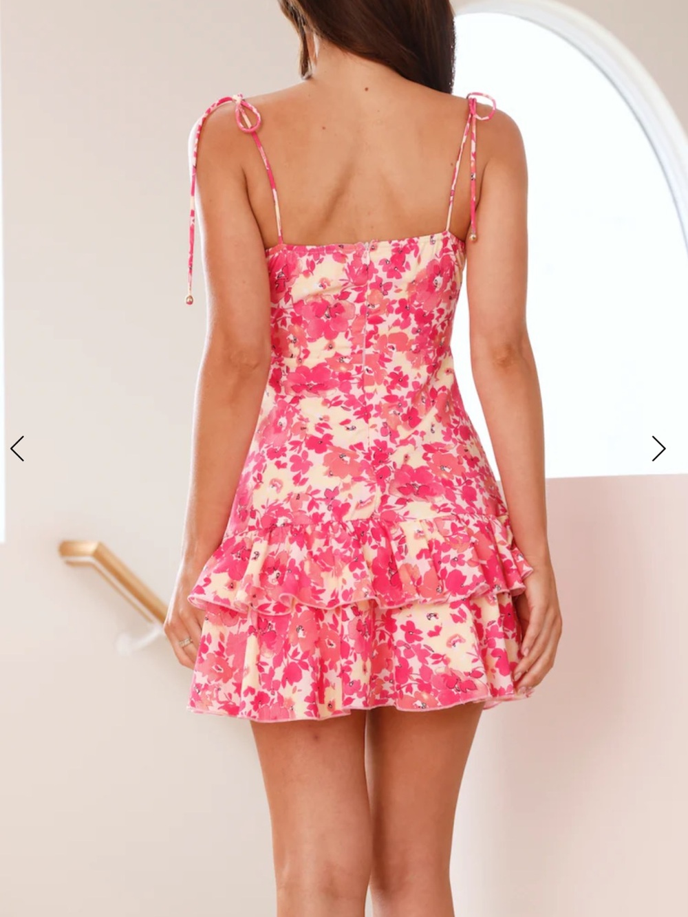 Hello Molly Fancies You Mini Dress Pink - Picture 2 of 6